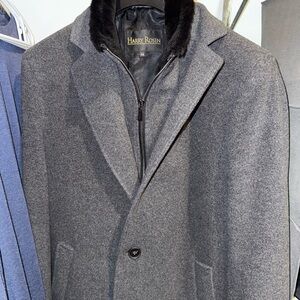 Harry Rosen Virgin Wool-Cashmere Coat - Size 40